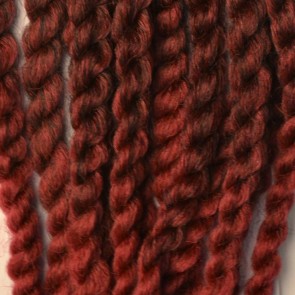 2X HAVANA MAMBO TWIST BRAID 24 Inch #1b Burgandy  Black 