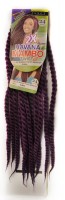 2X HAVANA MAMBO TWIST BRAID 24 Inch # purple